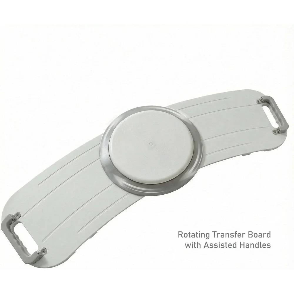 Rotating Transfer Board Turntable Dual Assisted Handles FSA/HSA Sliding Mobility